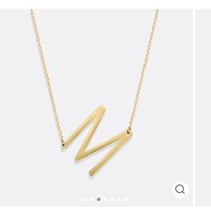 Anthropologie M initial necklace